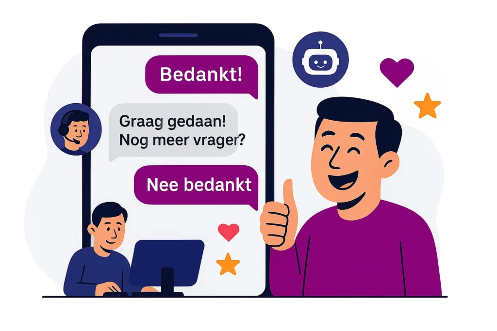 hoe werkt live chat voor bezoekers en bedrijven