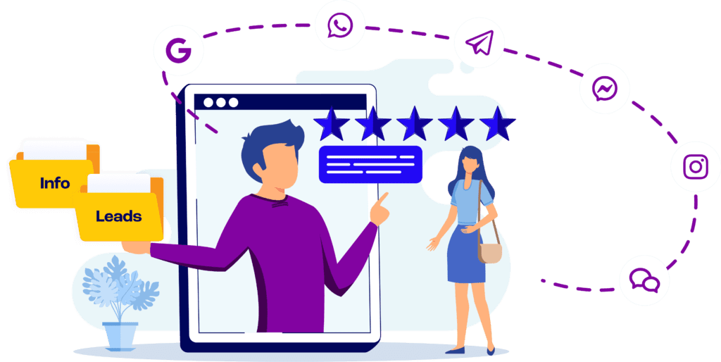 leads genereren met live chat