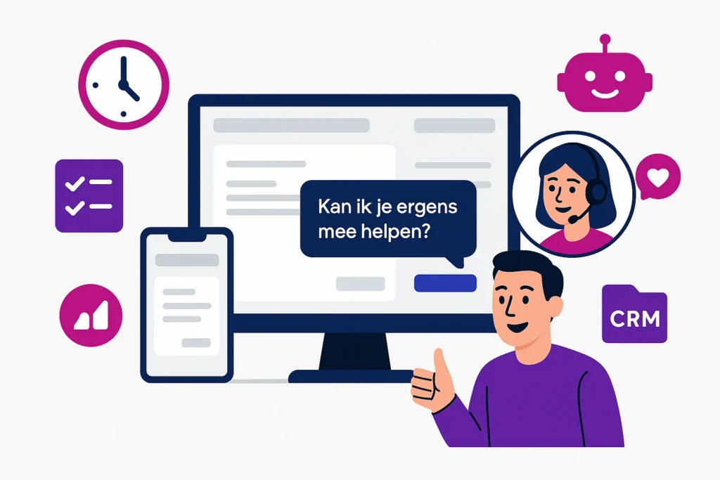 Live chat koppelen aan CRM