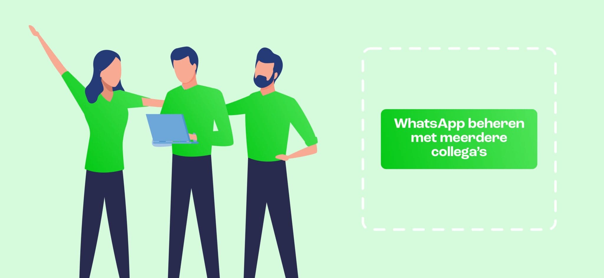 Beheer WhatsApp Business met meerdere collega's | Bconnect Live Chat