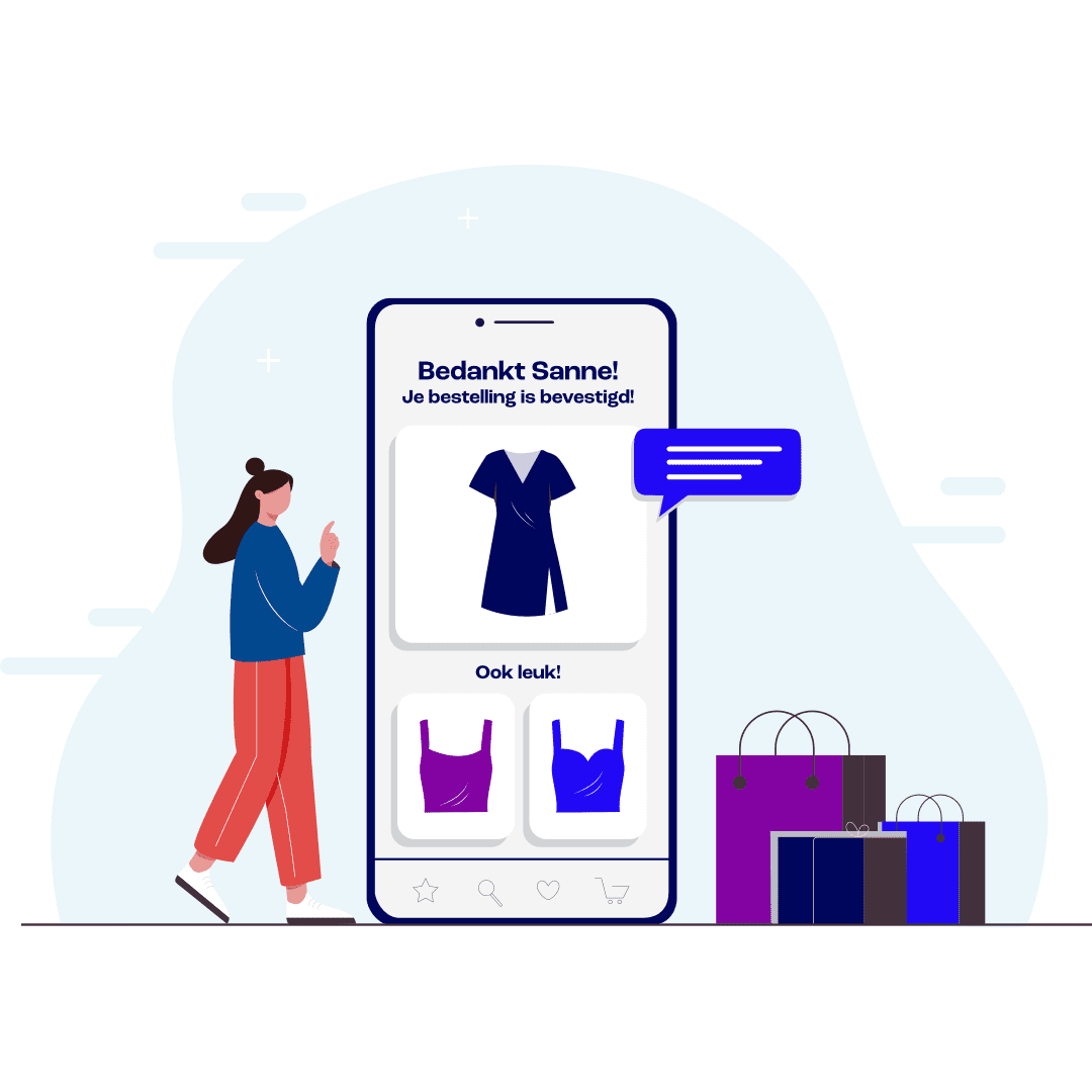 In app verkopen met WhatsApp