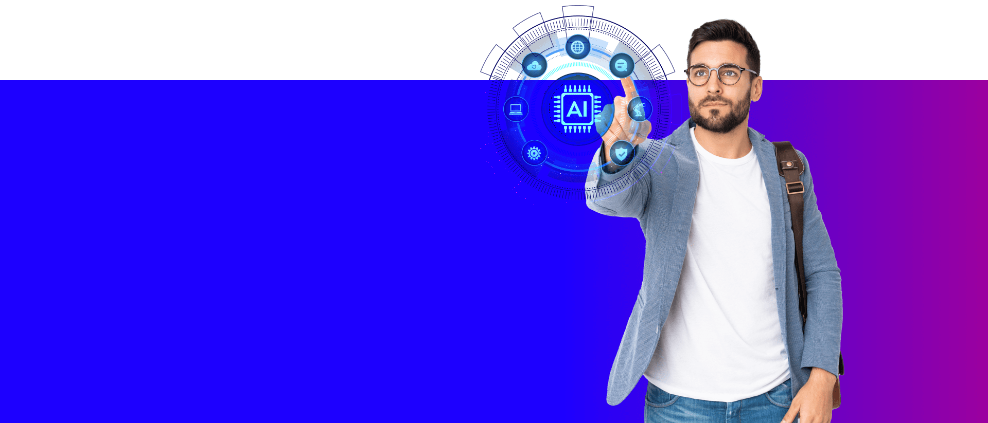 Kenniscentrum AIchatbot website Header | Bconnect