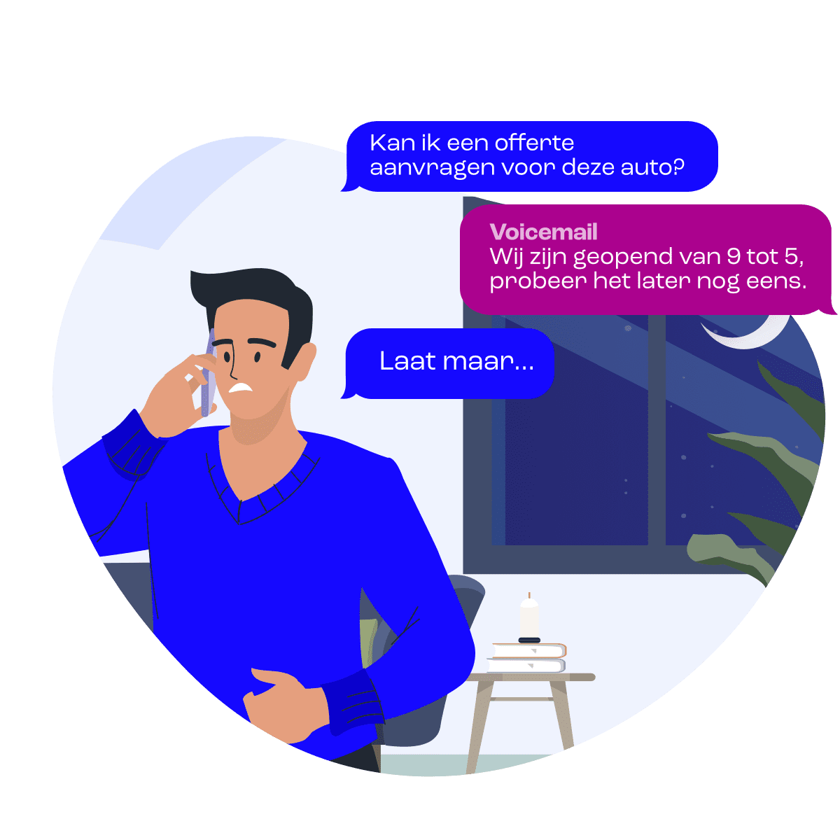 laat de nadelen van menselijke klantenservice zien ten opzcihte van Ai klantenservice chatbots