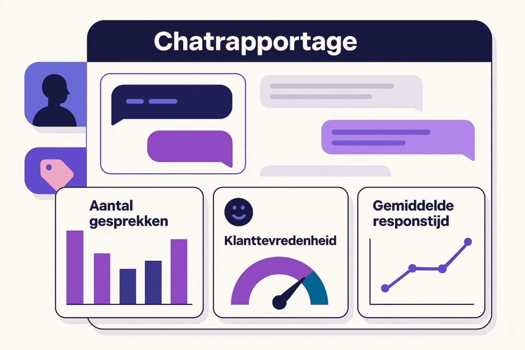 chatrapportage met een chatfunctie