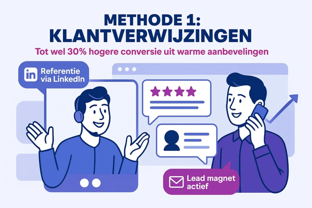 meer leads door referenties