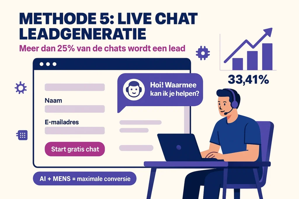 leadgeneratie met live chat
