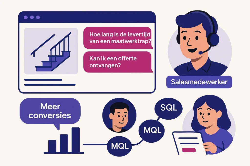 Voorbeeld van gekwalificeerde leads