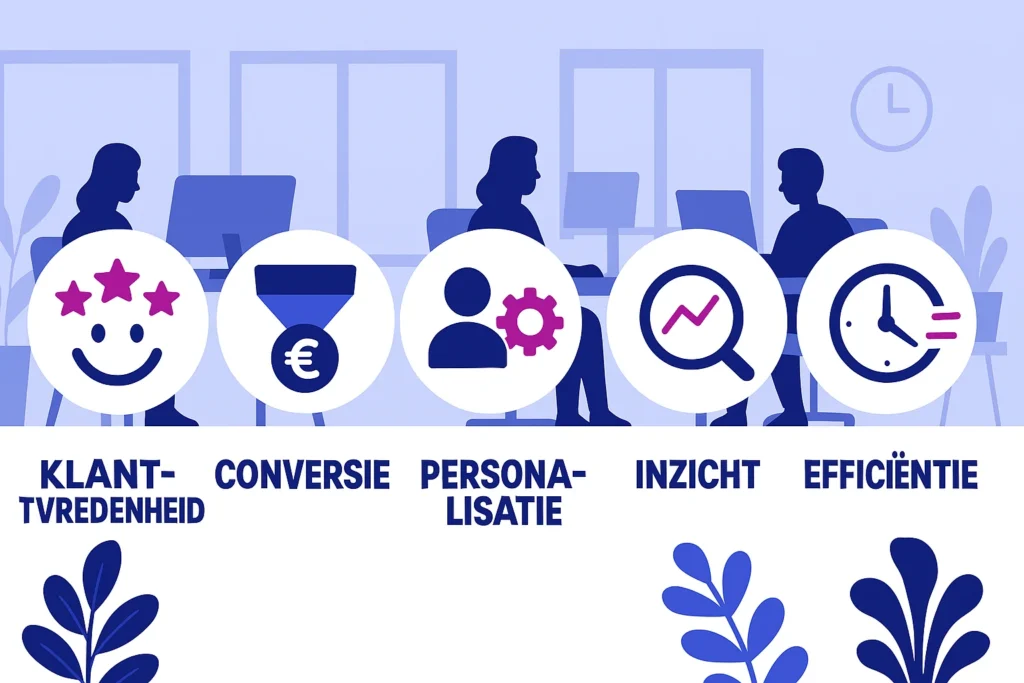 de vijf voordelen van live chat service uitbesteden